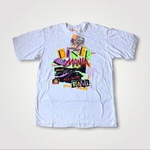 Vintage Graphic Tshirt California Boys Diner Mania Tee Large